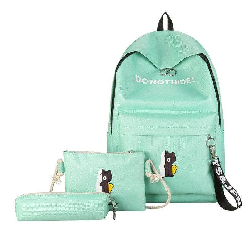 Women Backpack School Bag Beg Sekolah - Mubimart
