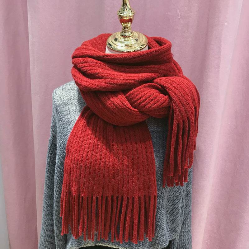 Winter Versatile Students Thickened Warm Scarves - Mubimart