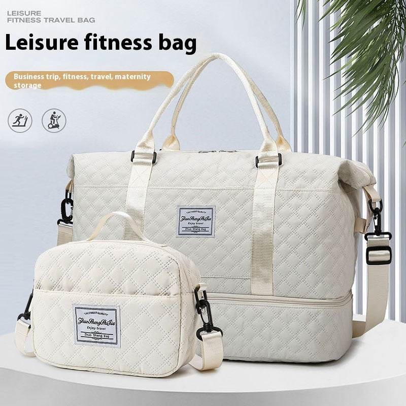 Gym Bag Dry Wet Separation Sports Handbag - Mubimart