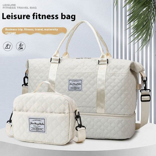 Gym Bag Dry Wet Separation Sports Handbag - Mubimart