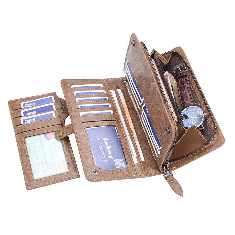 Men's Retro Multifunction Phone Bag Wallet - Mubimart