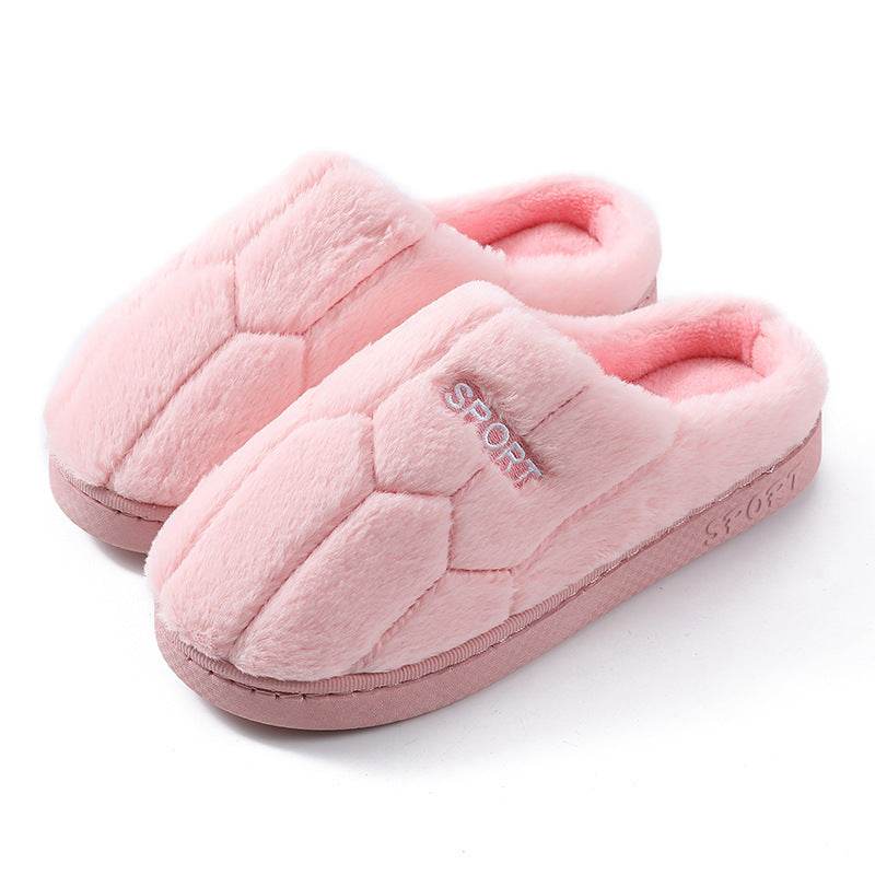 Unisex Slippers Cozy Plush House Slippers Warm Winter Slippers Indoor - Mubimart