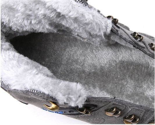 Men's Outdoor Hiking Shoes Cold And Warm Snow Boots - Mubimart