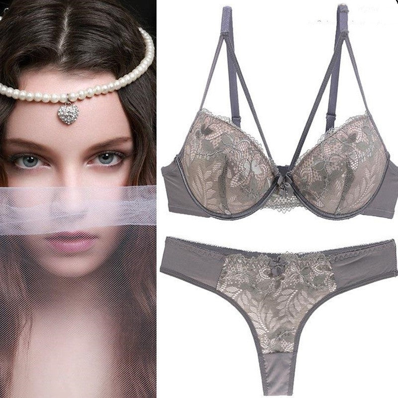 Women's Sexy Lingerie Lace Bra Set Lady Bra Underwear - Mubimart - Lingerie bra 