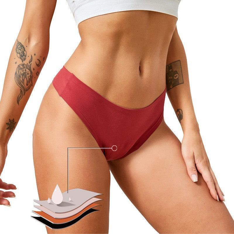 Plus Size Four-layer Leak-proof Menstrual Underwear Seamless - Mubimart - Period panties 