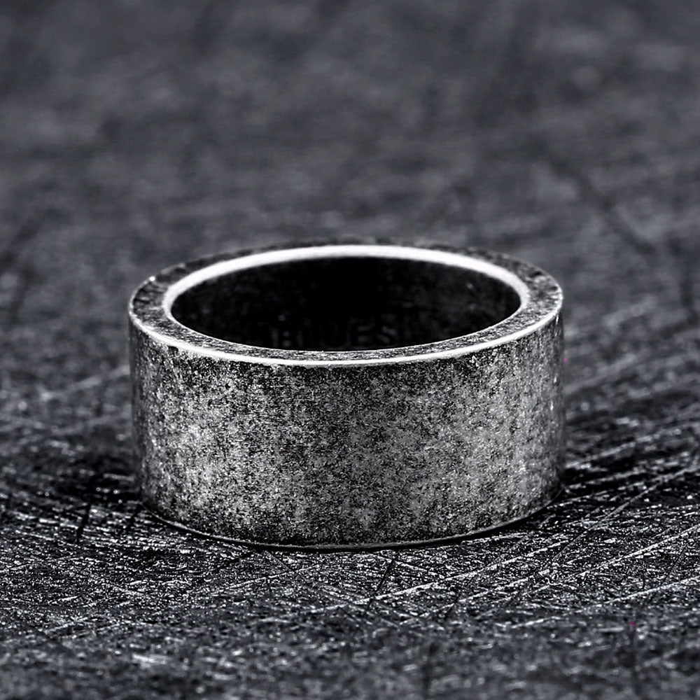 Titanium Steel Men And Women Simple Ring