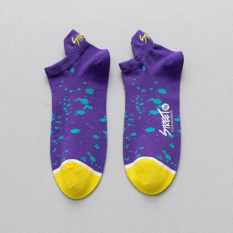 Socks Men's Summer Cotton Deodorant Sweat-absorbent Socks Shallow Mouth Low Cut - Mubimart