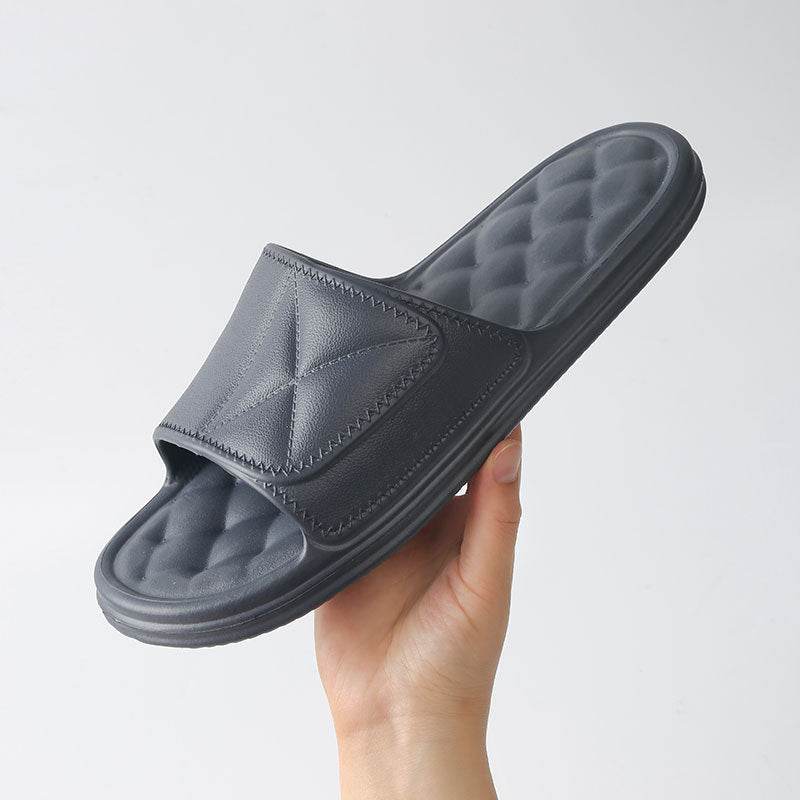 Summer Slippers Plaid Design Bathroom Slippers For Women Shoes - Mubimart