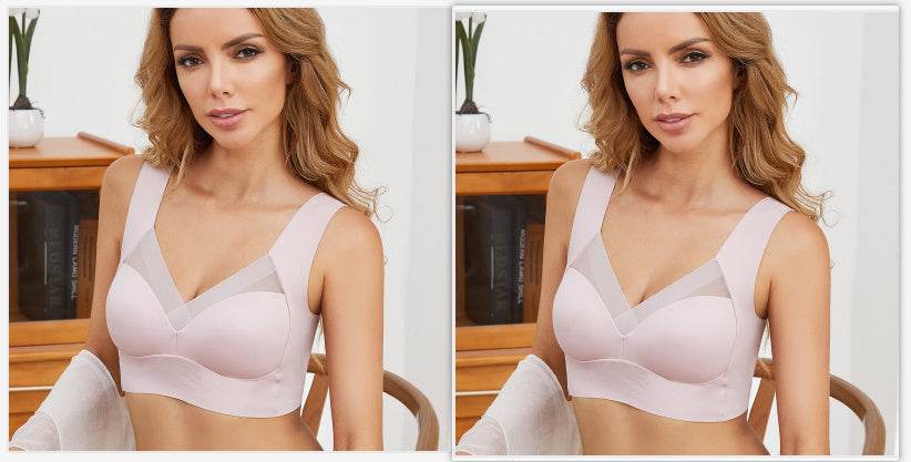 Plus Size Thin Bra Accessory Breast Push Up Bra - Mubimart