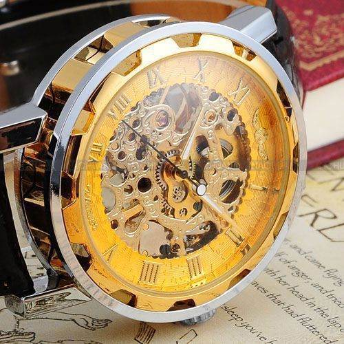 Hollow Mechanical Watch Men's And Women's Watches Foreign Trade Mechanical Watches - Mubimart