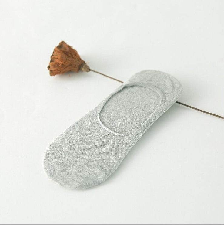 Men's Low-cut Invisible Silicone Non-slip Socks - Mubimart