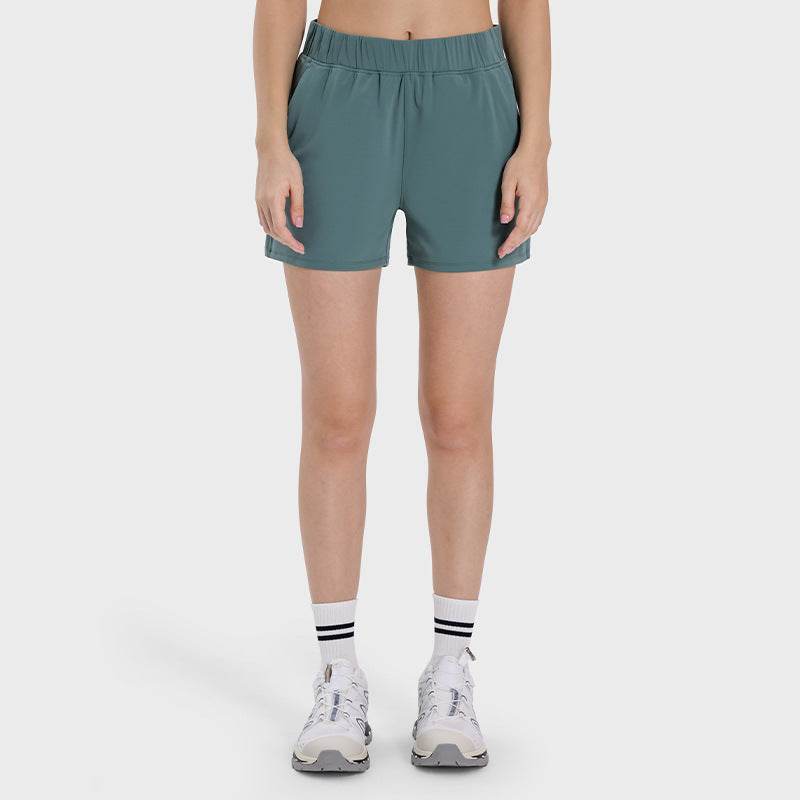 Leisure Sports Fitness Yoga Shorts Women - Mubimart