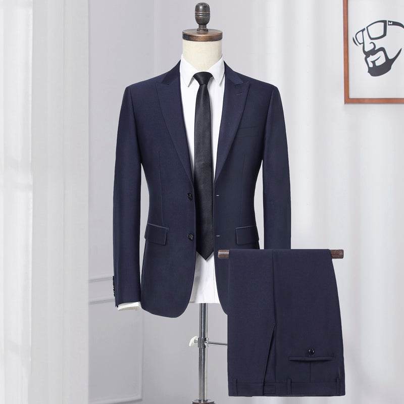 Suit Suit Male Korean Style Slim Suit Suit - Mubimart