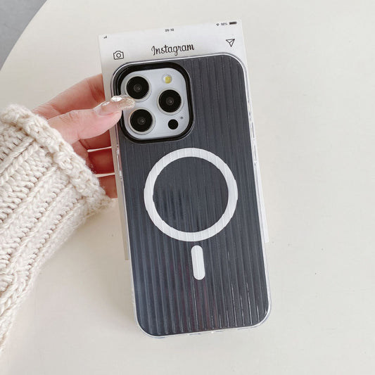 Magnetic Stripe Two-in-One iPhone 17 Case – Magnetic Suction Shockproof Protective Cover