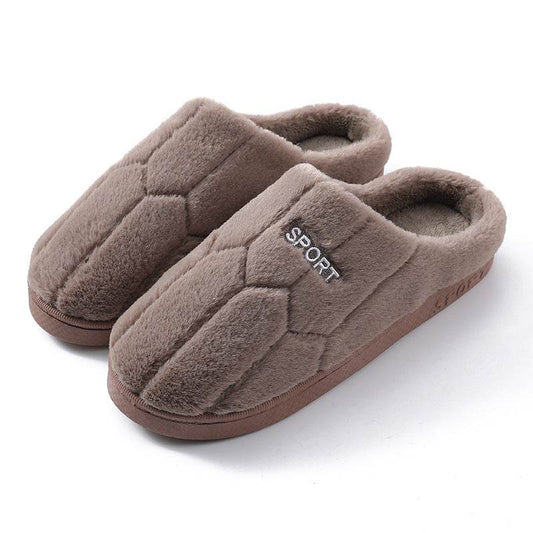 Unisex Slippers Cozy Plush House Slippers Warm Winter Slippers Indoor - Mubimart