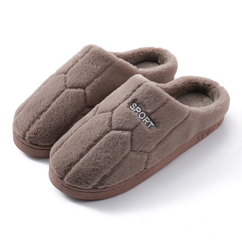 Unisex Slippers Cozy Plush House Slippers Warm Winter Slippers Indoor - Mubimart -  