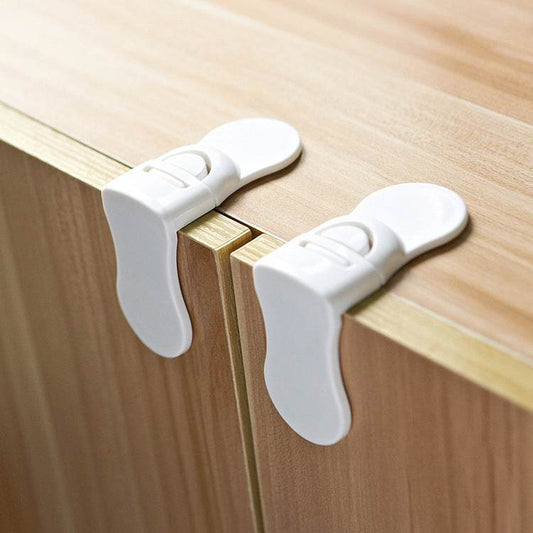 Children's Multi-function Anti-pinch Hand Refrigerator Right-angle Cabinet Door Lock - Mubimart
