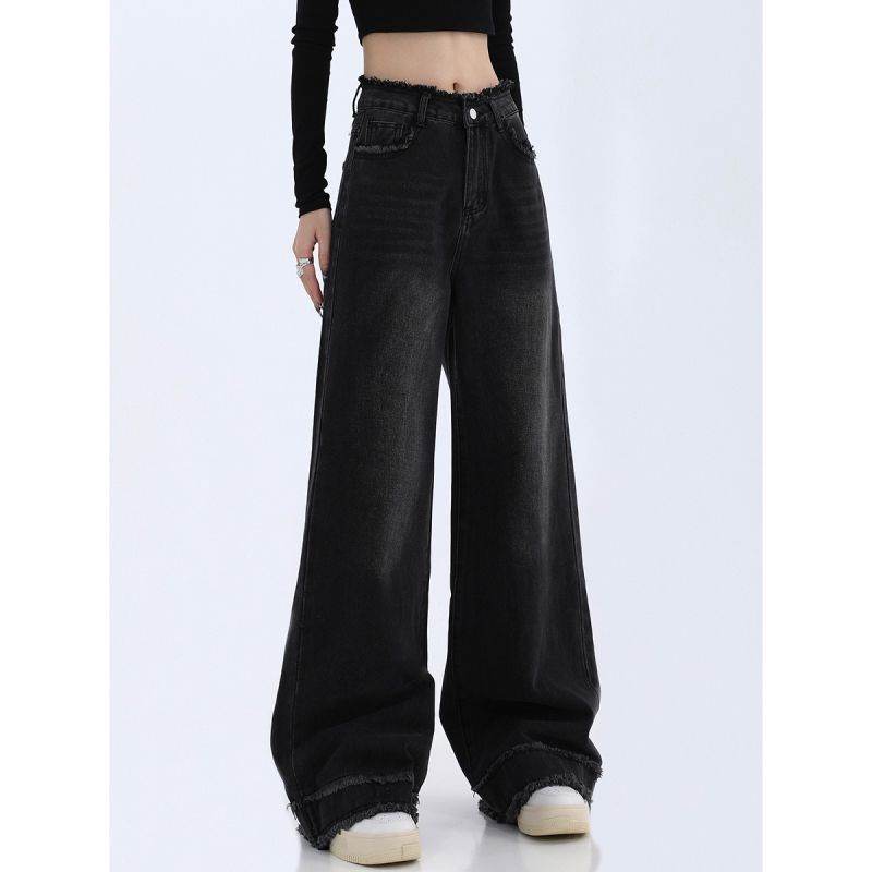 Fashion Loose Cool Wide-leg Jeans Women - Mubimart