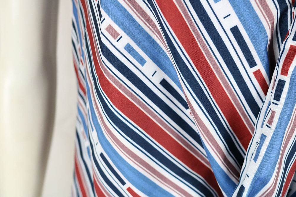 New Contrast Color Striped Camisole Top - Mubimart
