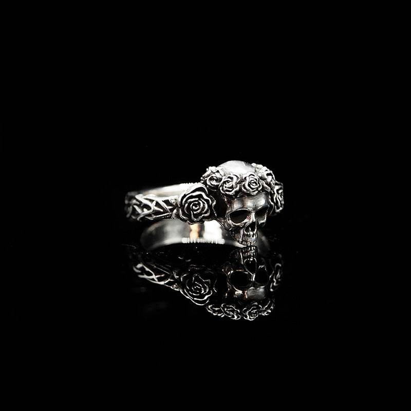 Marcasite Ring Men And Women Opening Adjustable Couple's Ring - Mubimart