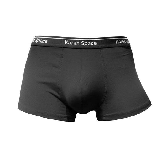 Cotton Men's Solid Color Boxers - Mubimart