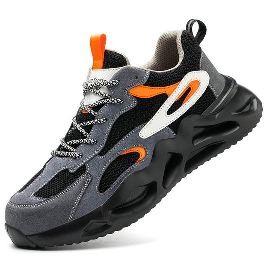 Breathable Mesh Lightweight Steel Toe Cap Safety Shoes - Mubimart
