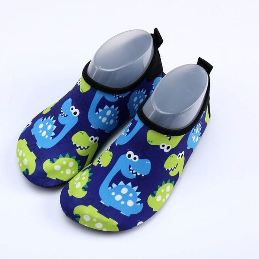 Water Park Cartoon Rubber Sole Beach Socks Shoes - Mubimart
