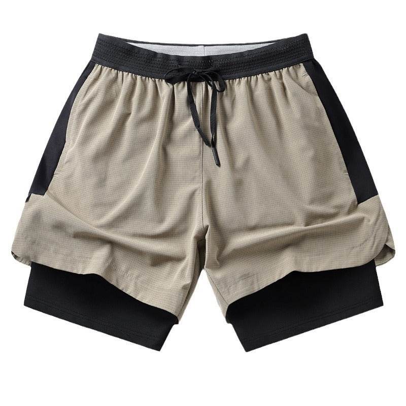 Men's Casual Fitness Quick-drying Shorts Breathable Workout Shorts - Mubimart