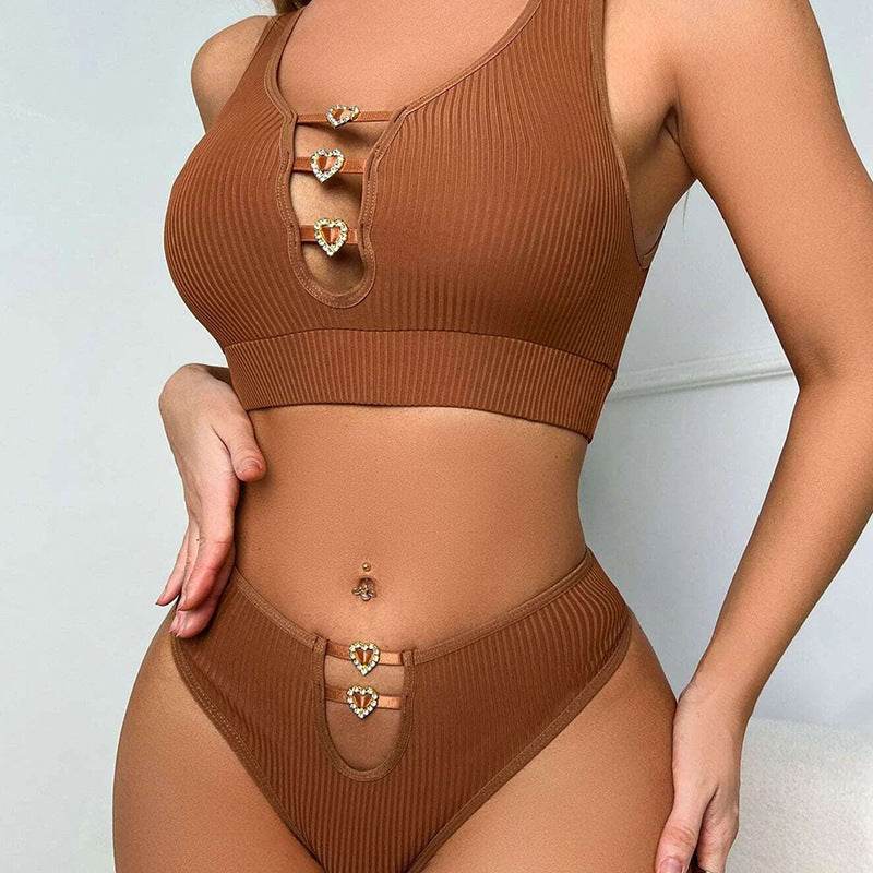 Underwear Push-up Bra Sexy Lingerie Set - Mubimart
