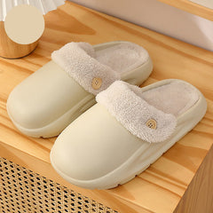 Detachable Washable Slippers Winter Warm House Shoes Bedroom Slippers Women - Mubimart -  