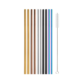 5 Sets Of 304 Stainless Steel Straws - Mubimart -  