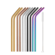 5 Sets Of 304 Stainless Steel Straws - Mubimart
