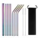 5 Sets Of 304 Stainless Steel Straws - Mubimart -  