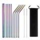 5 Sets Of 304 Stainless Steel Straws - Mubimart