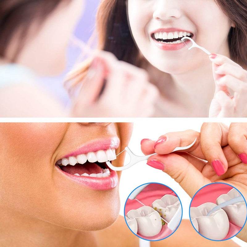 50 Ultra-fine Floss Picks At A Time - Mubimart