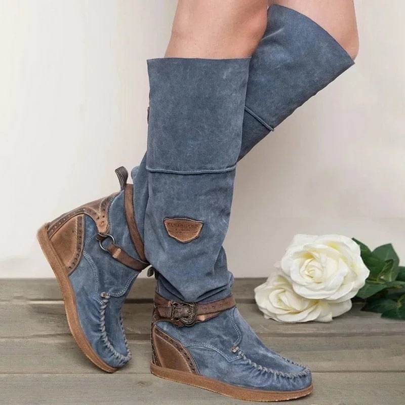 Women's long over the knee boots - Mubimart