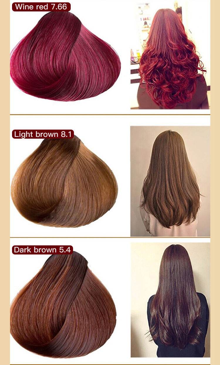 500ml Plant Color Water Hair Dye Cream - Mubimart