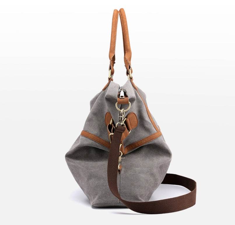 New Leisure Women Cotton Canvas Shoulder Bags High Quality Handbag Tote Shopping Bag High capacity Retro Canvas tote bag - Mubimart