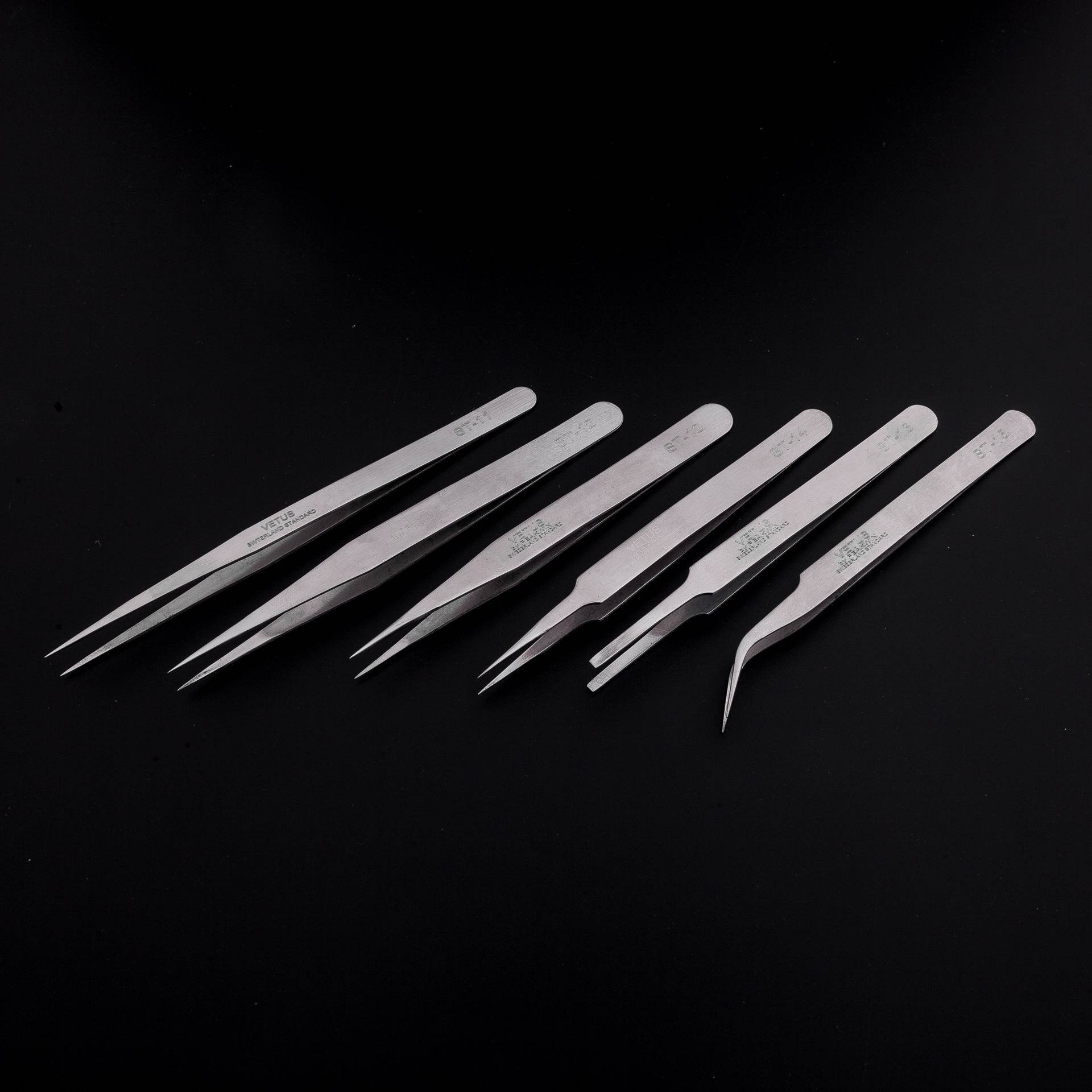 Ordinary elbow acne stainless steel tweezers - Mubimart