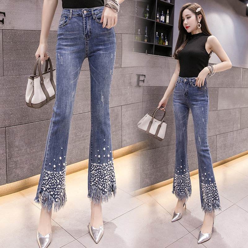 Pearl flared jeans - Mubimart