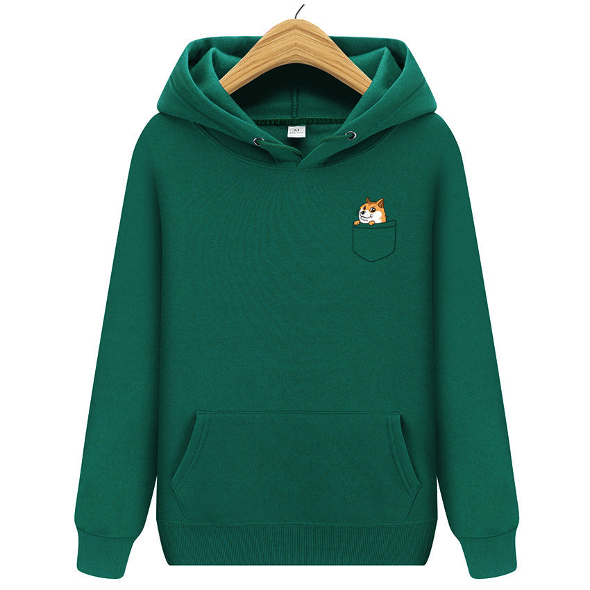 Hooded pullover sweater