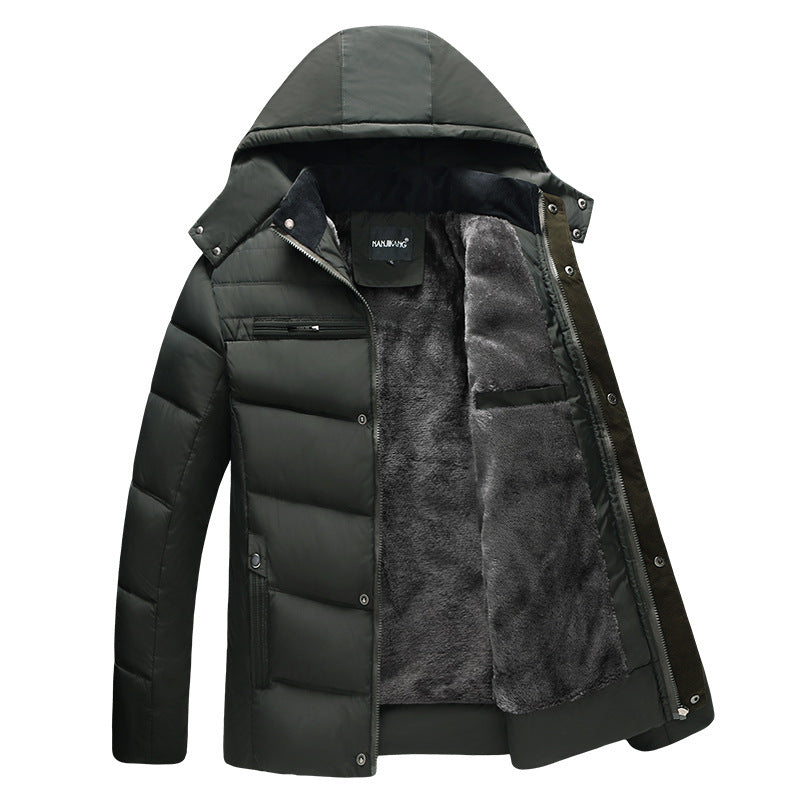 Men's plus down down padded jacket