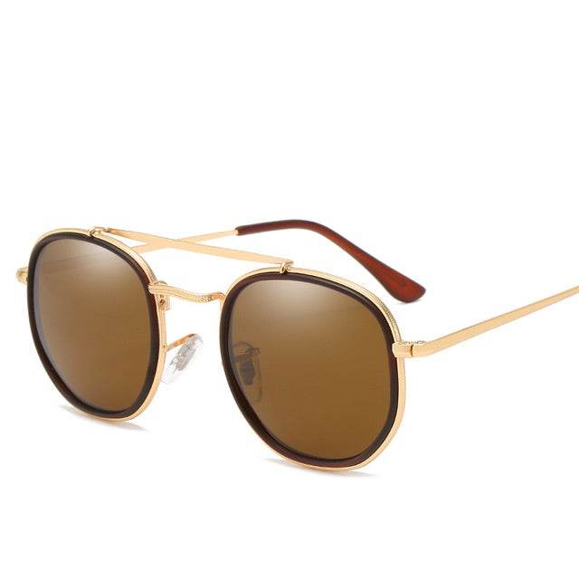 Metal polarized sunglasses - Mubimart