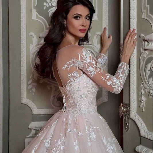 Wedding Gown Bridal Lace Dresses - Mubimart