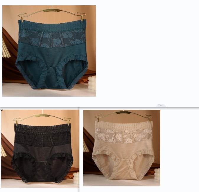High Waist Lace Women's Panties Summer - Mubimart