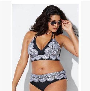 Printed split bikini - Mubimart