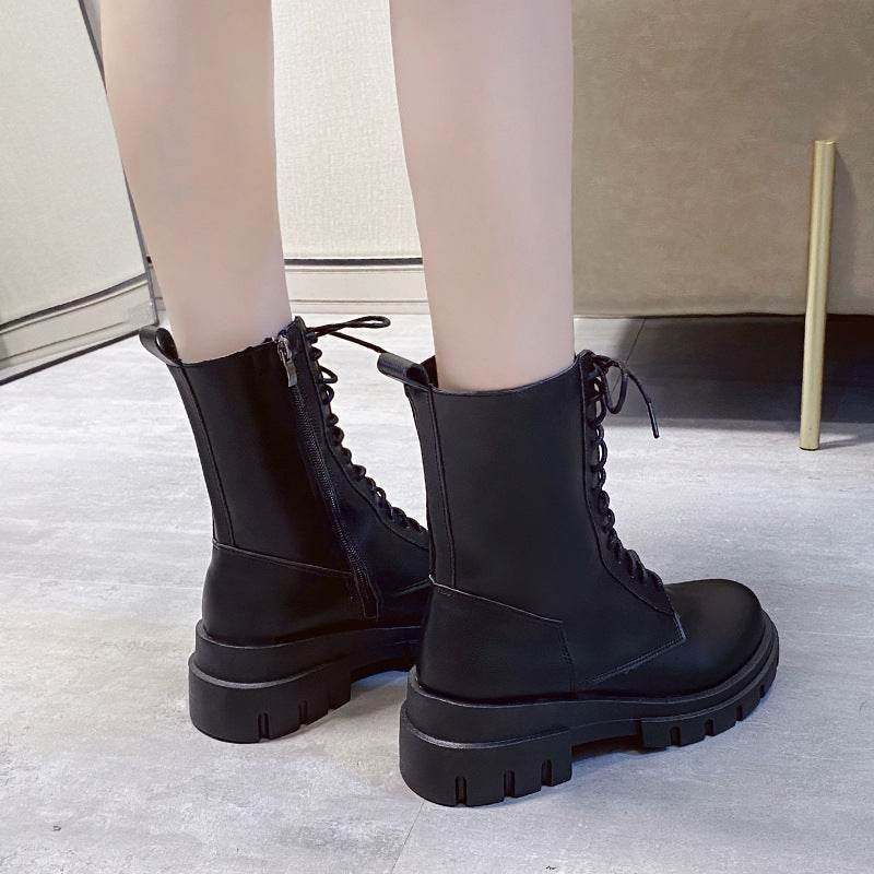 Inner Increase Short Boots Tide Ins Women Boots - Mubimart