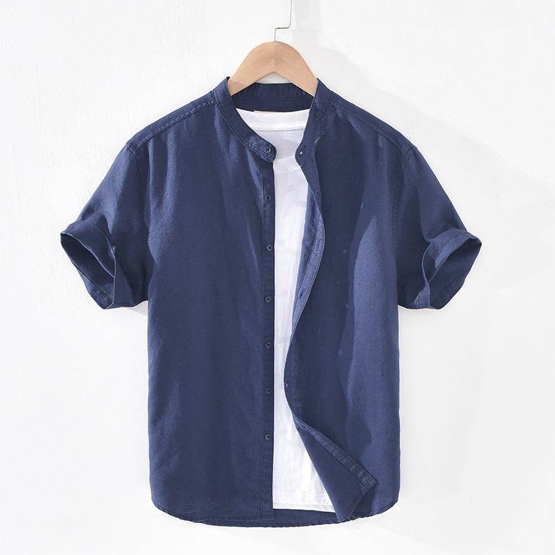 Loose linen shirt - Mubimart