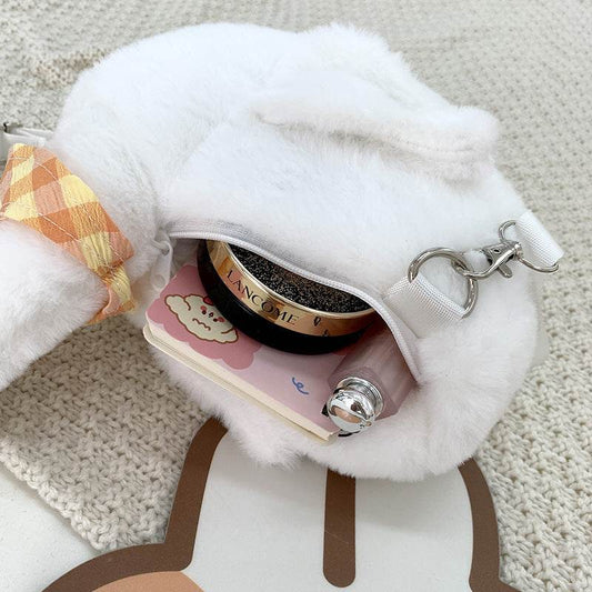 Fashion Personality Female Plush Doll Satchel - Mubimart