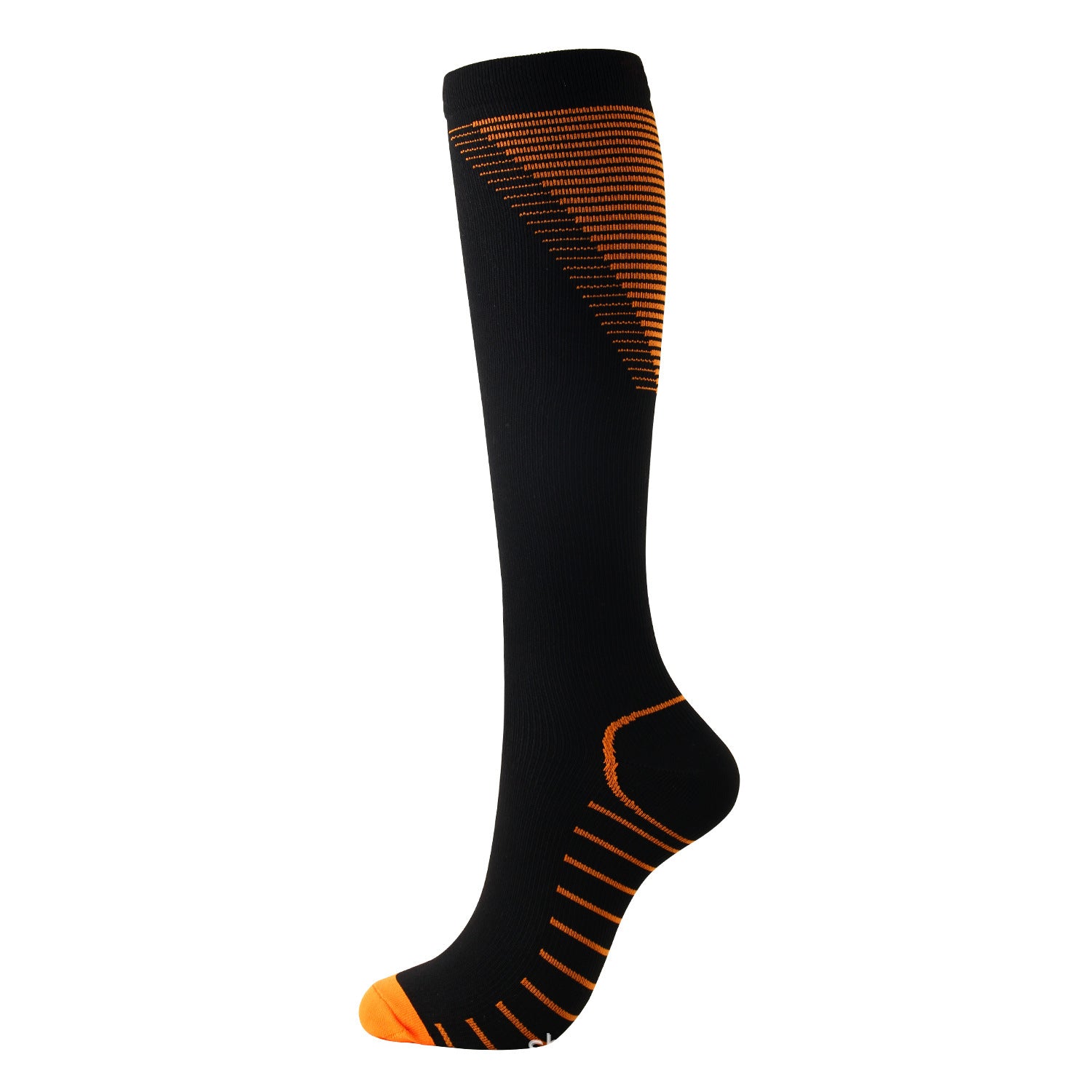 Color pattern V-shaped compression socks - Mubimart -  